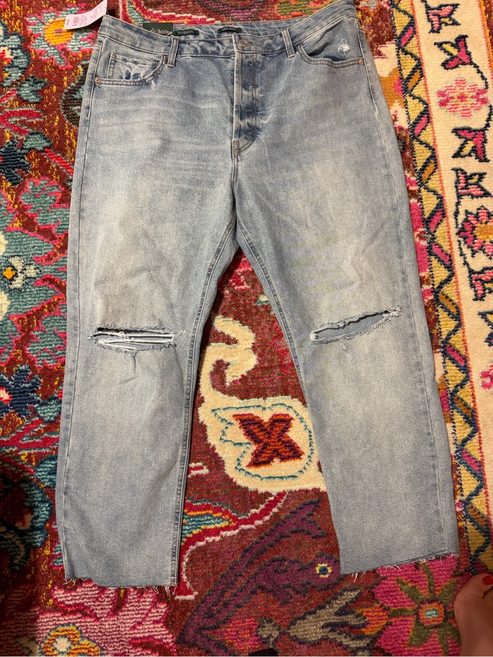 NWT Wild fable high rise slim straight distressed jeans
